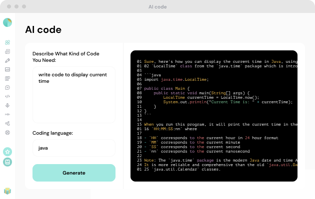 AI code generator